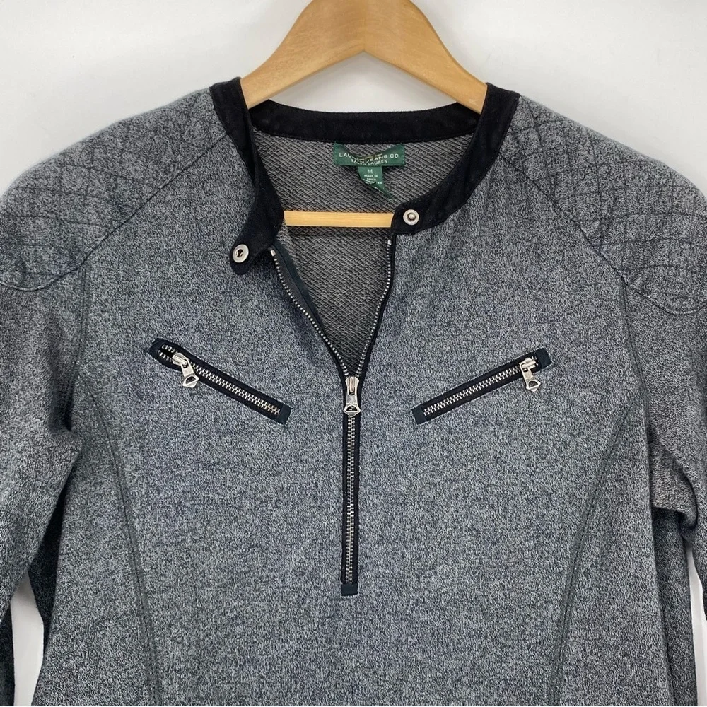 Lauren Ralph Lauren gray quilted